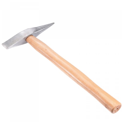 uxcell Electrician's Hammer, 10 oz Welding Chipping Hammer, Steel Tack Hammer with Wooden Handle for Repairs