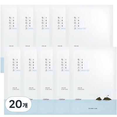 Round Lab 1025 Dokdo Moisture Water Gel Mask 30ml, 1 confezione, 20 pezzi