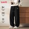 Baleno Men's Center Seam Wide-Leg Casual Pants