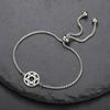 Hexagonal Star Pendant Bracelet Stainless Steel Men's and Women's Classic David Star Talisman Bracelet Couple Jewelry Gift