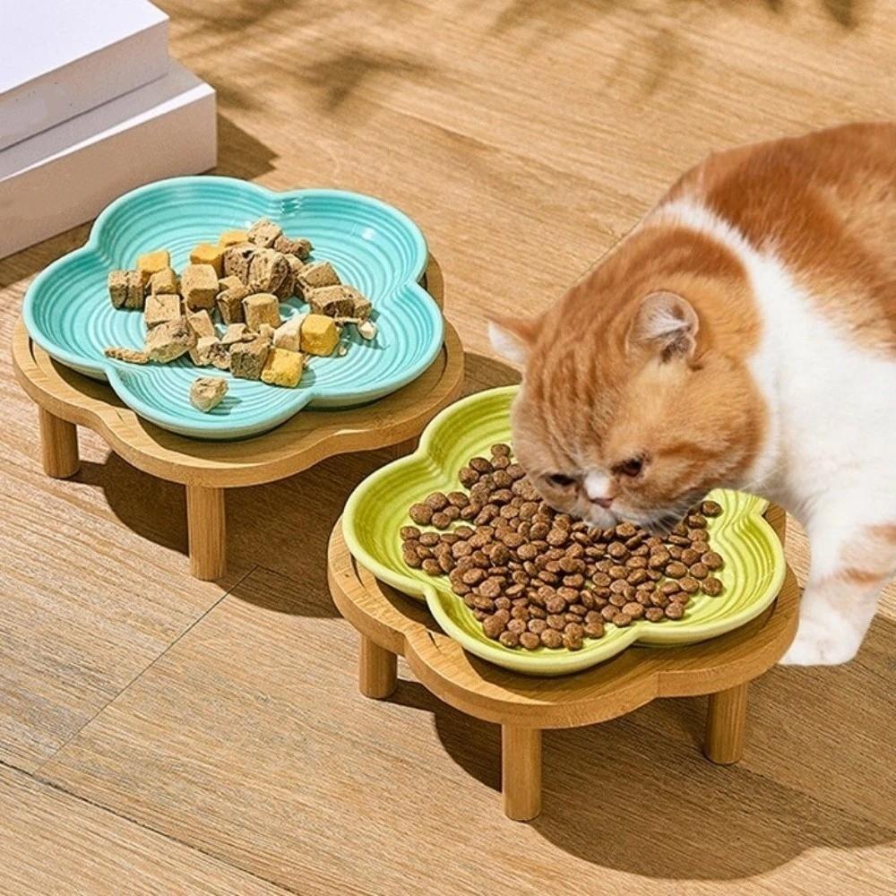 Large Capacity Pet Food Bowl Anti Tipping Pet Drinking Feeder  for Dogs Cats