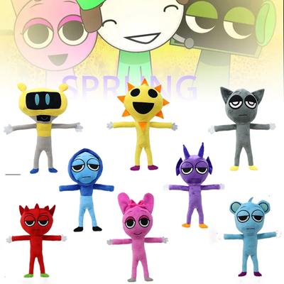30cm Incredibox Sprunki Plush  New Stuffed Dolls Toys Cartoon Kawaii Soft Doll Decoration Pillow Toys Kids Christmas Gifts