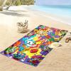 Superthings Print Beach Towel, Large Soft Quick Dry Towel for Beach Camping Swimming