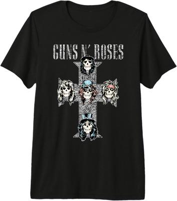 Guns N' Roses Official Vintage Cross Premium Tri-Blend T-Shirt