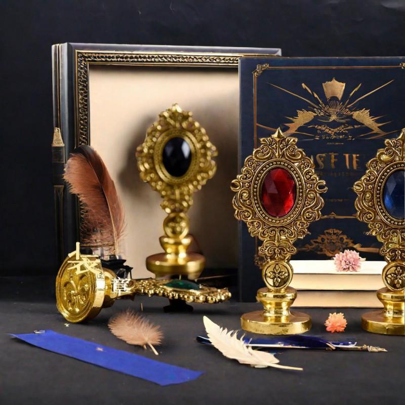 Feather Pen Magic Academy Dip Set With Wax Seal Kit Calligraphy Gift
