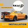Spoiler da Tronco Compatibile con Ford Mustang GT500 GT350 V6 V8 Shelby GT EcoBoost Modelli Coupé 2 Porte 20152025 Ala Posteriore Lucida Bl