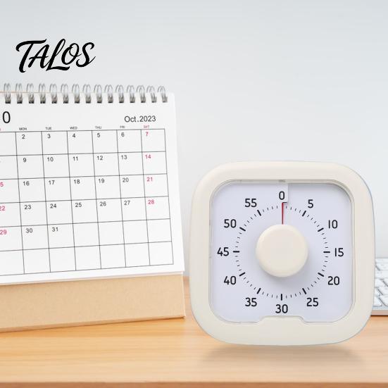 60-minute Visual Timer Countdown for Kitchen Meetings Silent Magnetic Easy-to-understand Concept Easy-to-Read Display 60 Minute Classroom Learning