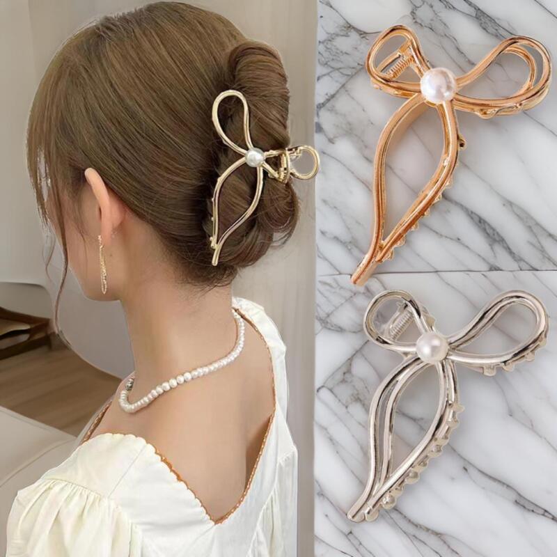 Women's Space Look Slim Ribbon Hair Clip