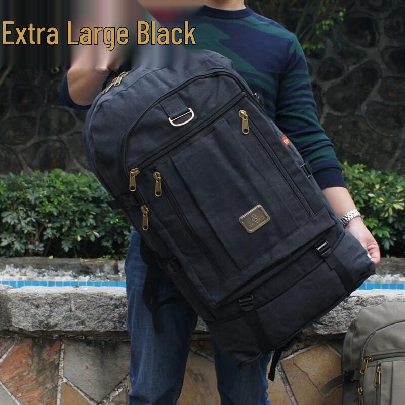 Kurenqi Outdoor Canvas Travel Backpack