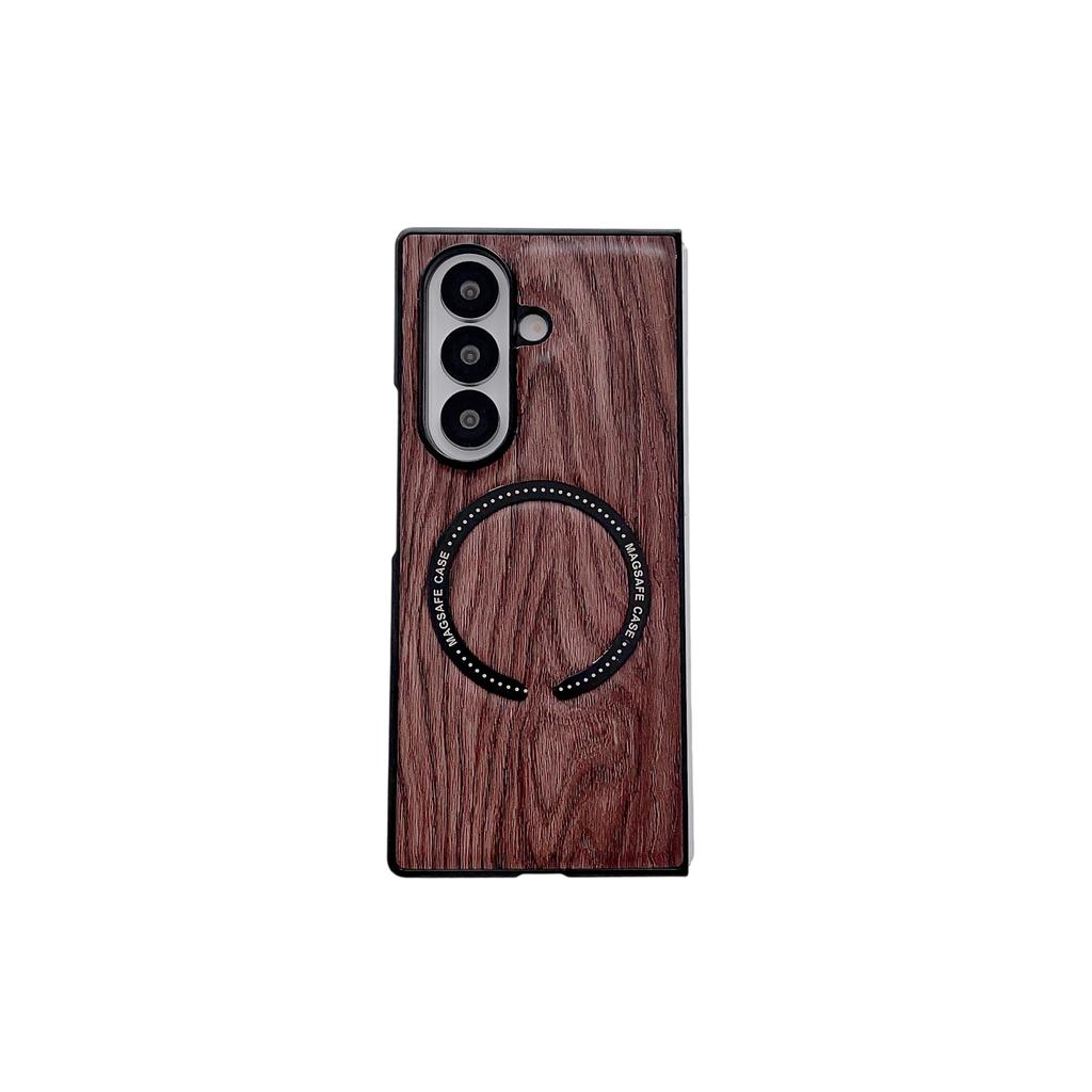 Luxury for Samsung Z Fold 7 4 5 6 Magnetic Ring Case with for Iphone Back Cover PC Mobile Phone Cases Including Camera Protector