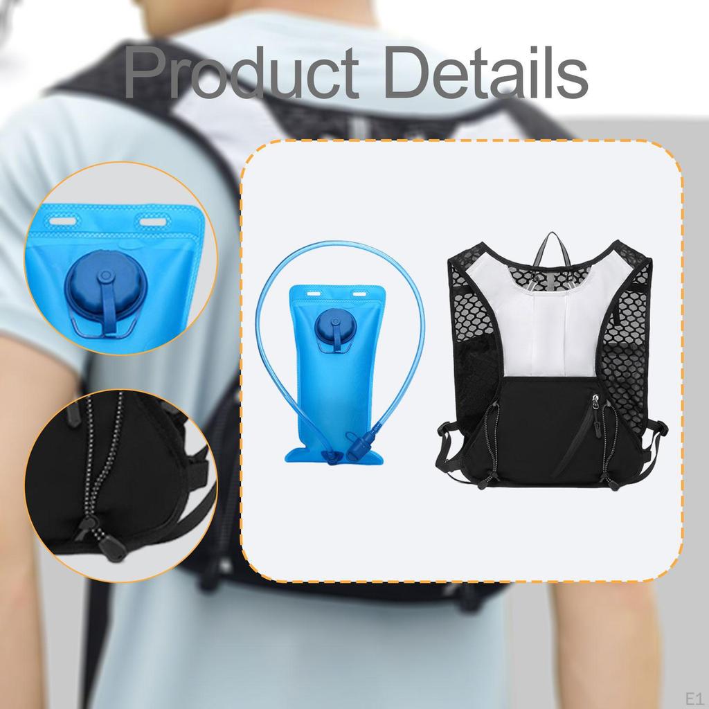 Backpack Chest Pack Adjustable Buckle Comfortable Polyester Daypack for Cycling Mountaineering Trail