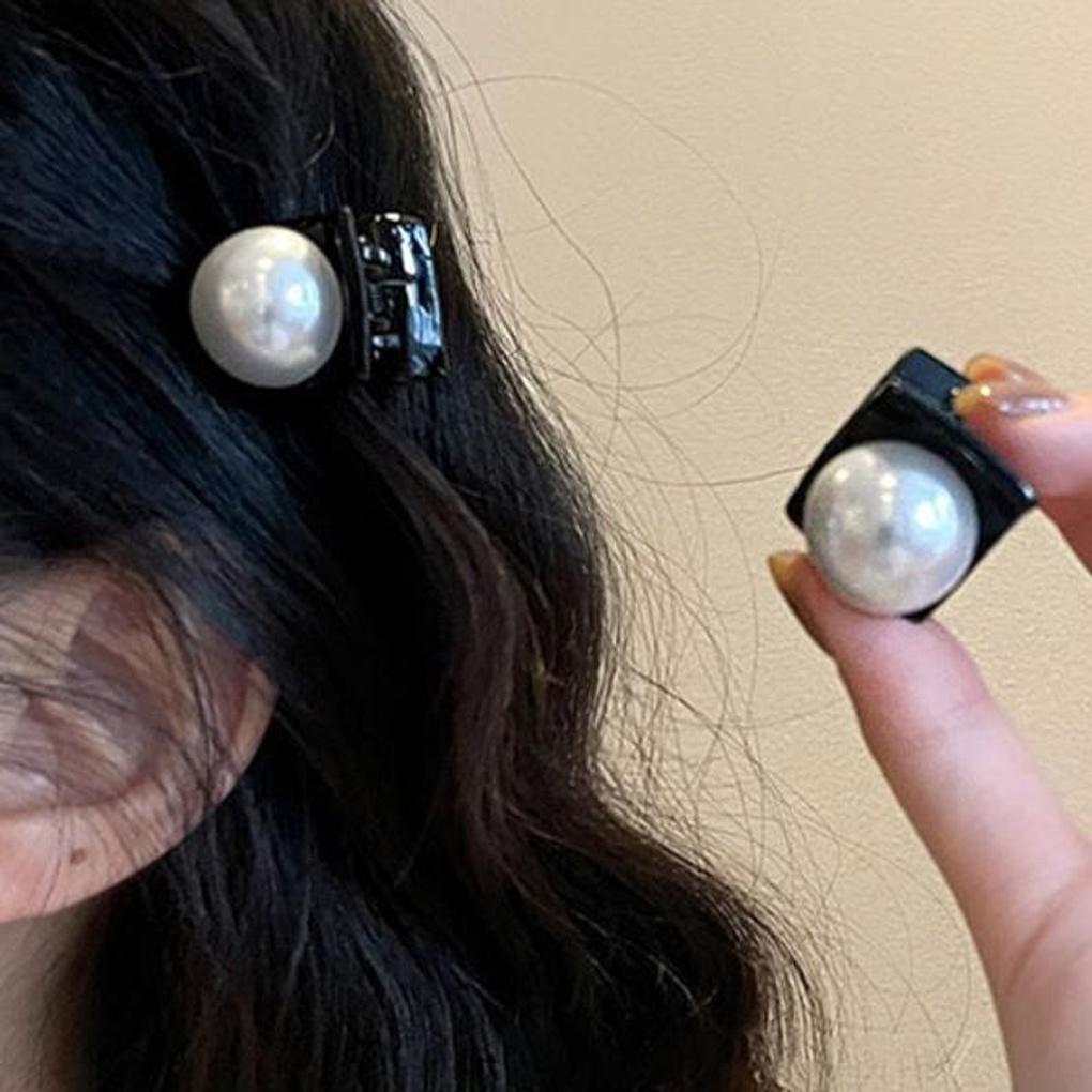 Women's Daily Mini Pearl Hair Clips 5-Piece Set