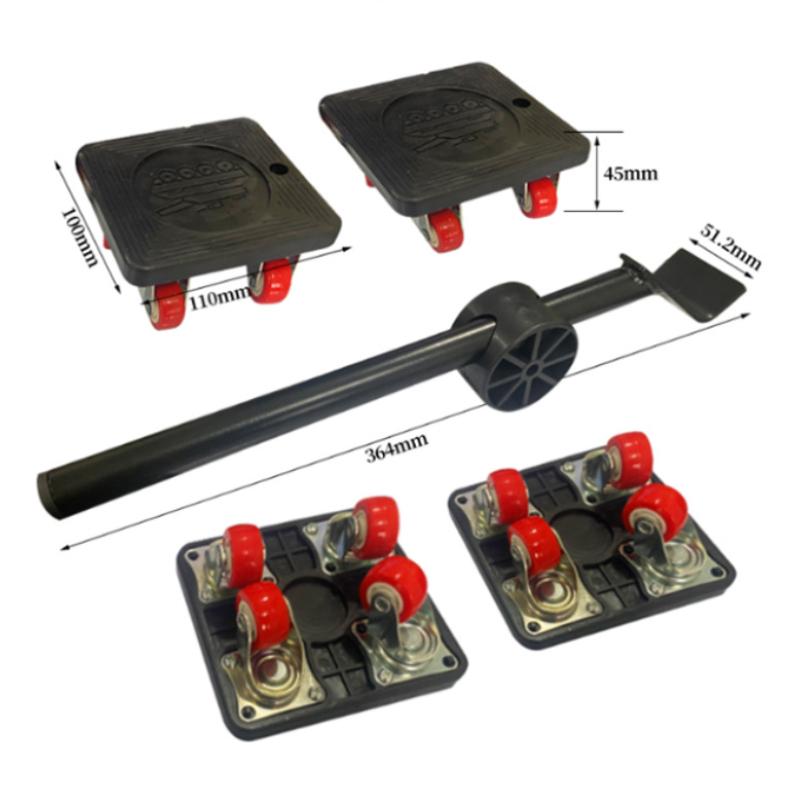 Mobile Shelf Heavy Weight Universal Wheel Moving Tool New Lightweight Labor Saving Wheel Moving Magic Closet Furniture