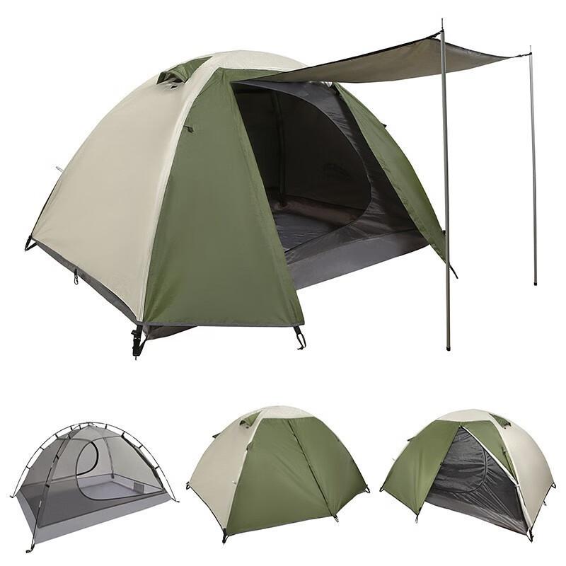 OLOMMTF Double-Layer Outdoor Camping Tent