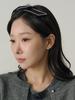 Sorry, Too Much Love Art Deco Jewel Satin Ribbon Hairband_Black