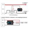 Accurate 8-120V Battery Tester Coulomb Meter Lithium Battery Counter with Splitter Sampler Low Power Consumption