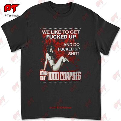 House Of 1000 Corpses We Like To Spaulding Sheri Moon Zombie Tshirt 6XP4