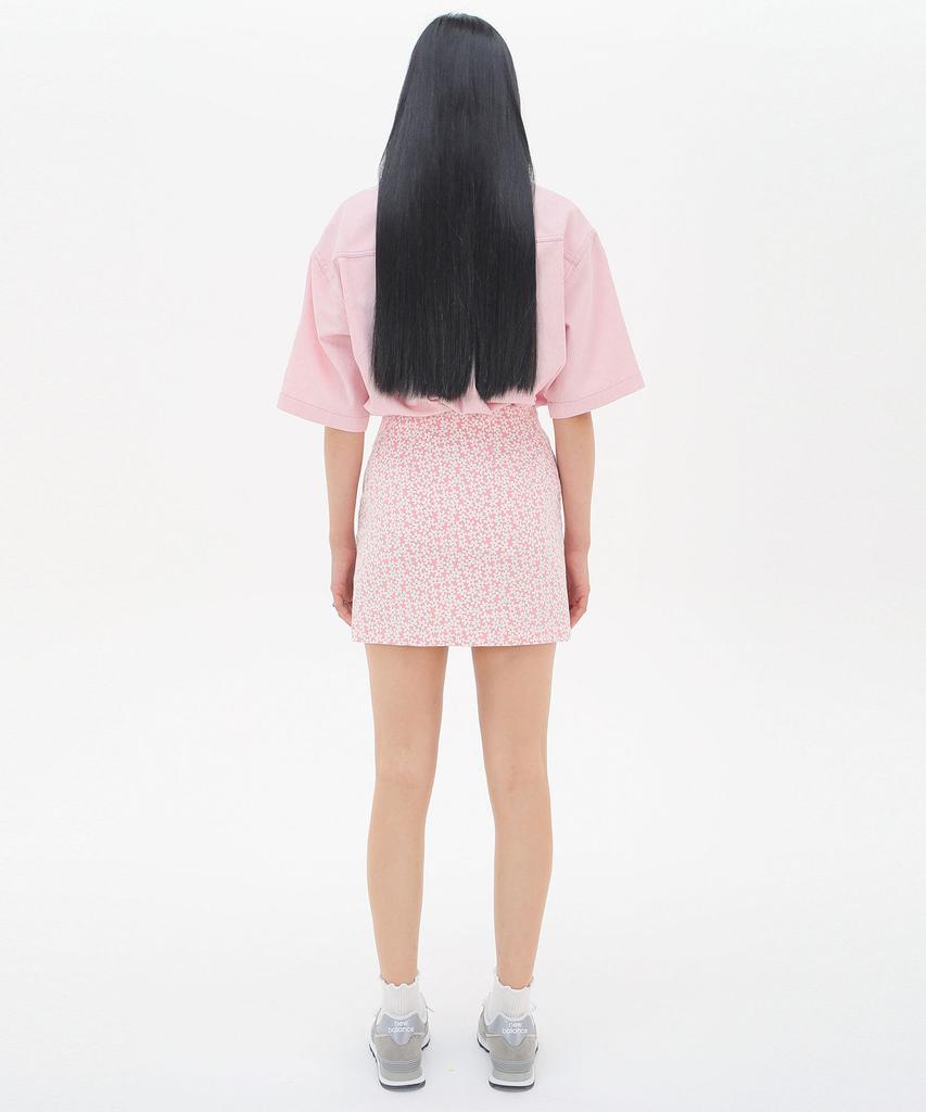 Jun Jun Space Blossom Mini Skirt_Pink
