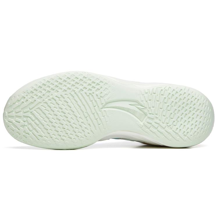 New Anta Wind Cave 3 Cushioning Anti Slip And Wear Resistant Low Top Performance Basketball Shoes White Green Orange 112231605-2