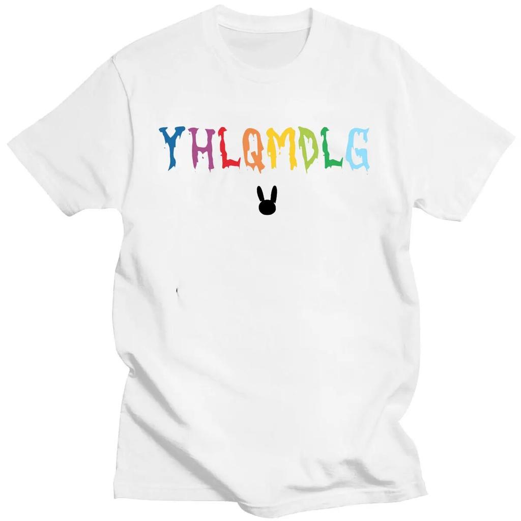 Rapper Bad Bunny Basis Klasické unisex dámské tričko Cool Harajuku trička Streetwear Léto 90. léta Dámské tričko Top Tričko