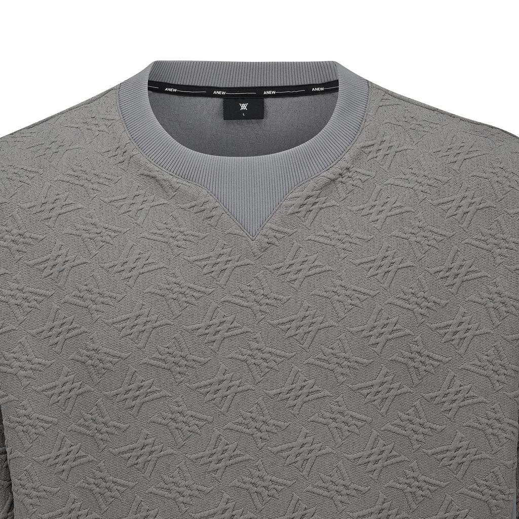 ANEW GOLF Men Fa Logo Pattern Sweatshirt_Gr