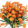 12 Mazzi di Fiori Margherita Artificiali 7 Colori Fiori Finti per Decorazione Esterna e Interna Fiori Artificiali in Vaso