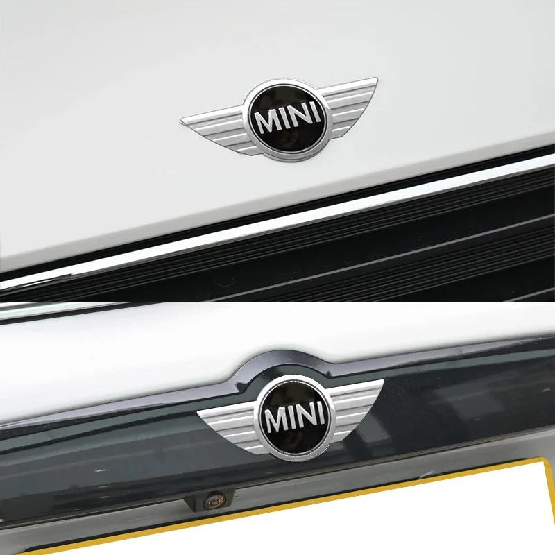 Pour BMW Mini Cooper R55 R56 R50 R53 R60 F55 F56 1 Pièce Autocollants de Voiture en Métal 3D Coffre Carrosserie Emblème Badge Décoration Accessoires Auto
