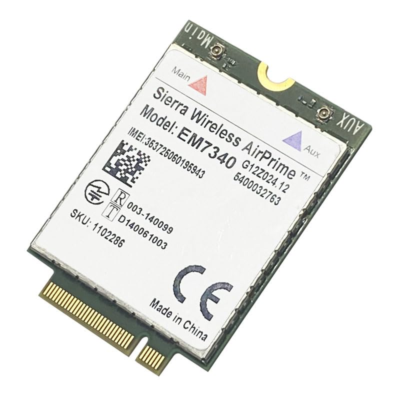Sierra Wireless EM7340 4G LTE Mobile Broadband Wireless WAN (WWAN) Card