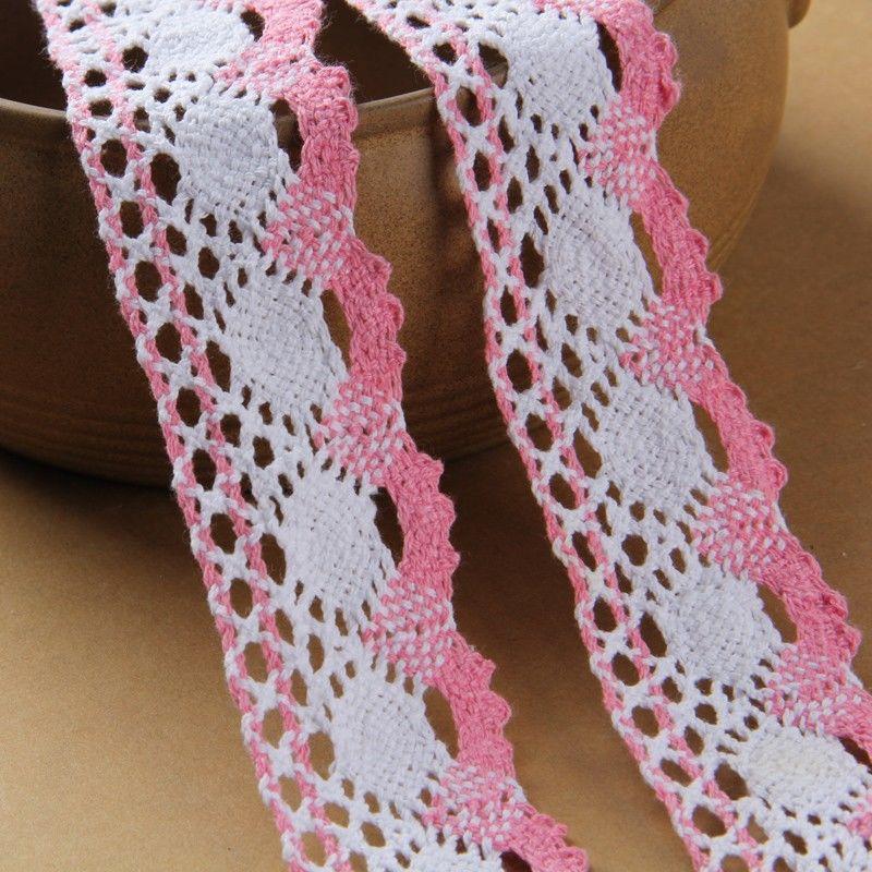 New Lace Accessories Decorative Handmade DIY Material Pack Embroidery Cotton Sewing Lace Belt Apparel Sewing Supplies