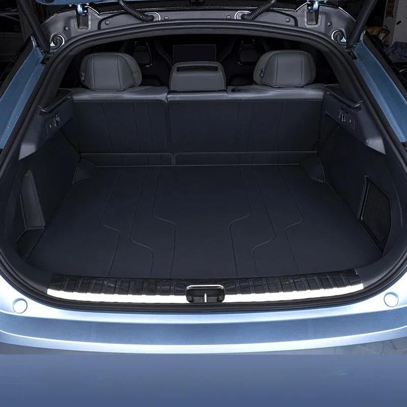 Leather Trunk Mat Rear Liner Cargo For ZEEKR 001 2025 2024 23 22 Waterproof  Anti-dirty Carpet Tray Protector Interior Accessory