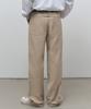 MUSINSA STANDARD Back Satin Baker Pants [Beige]
