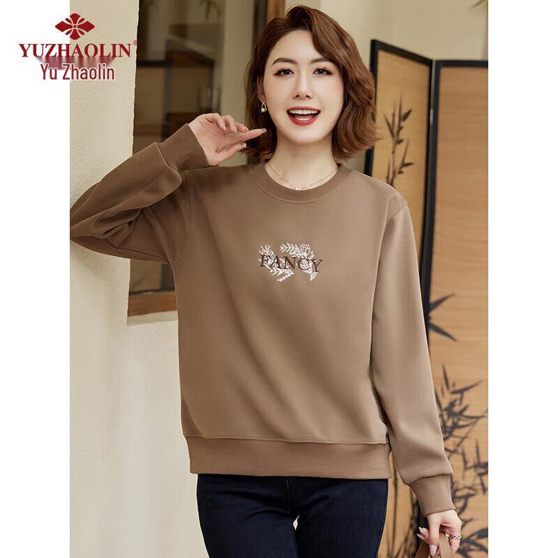 YUZHAOLIN Middle-Aged Women's Long-Sleeve Casual Top