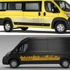 Van Door Side Stickers For Fiat Ducato Peugeot Boxer Citroen Jumper Camper Car Graphics Mountain Decor Decals Tuning Accessories