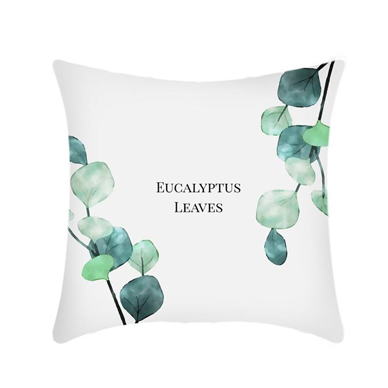 New Green Plant Pillow Ins Creative Home Sofa Pillow Cover Does Not Contain Core