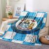 Coventry City FC Printed Flannel Blanket, Soft Throw for Bedroom Sofa, Washable, Christmas Present, Great Gift.