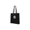 New MLB Cotton Canvas Tote Bag, Shopping Bag, Handbag, Canvas Bag, Shoulder Bag Unisex Black 3AORM022N-50BKS