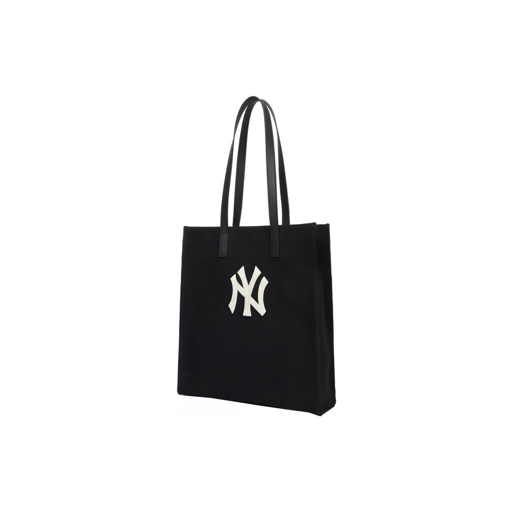 New MLB Cotton Canvas Tote Bag, Shopping Bag, Handbag, Canvas Bag, Shoulder Bag Unisex Black 3AORM022N-50BKS