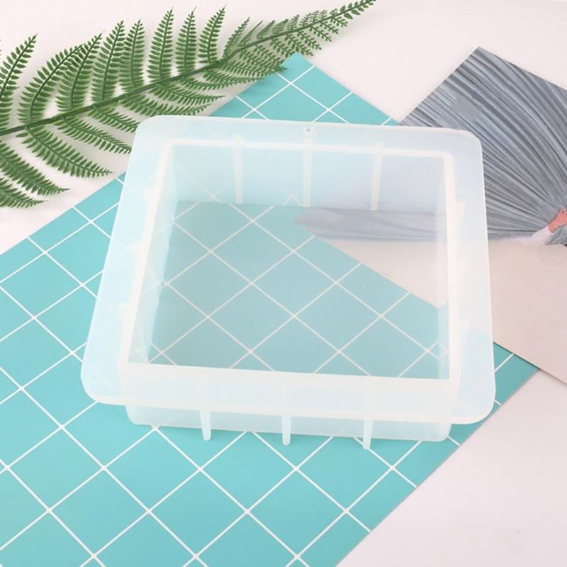 6inch Square Silicone Mold Wax Melt Polymer Aromatherapy Making Handmade Cupcake Chocolate Handicraft Making Mould