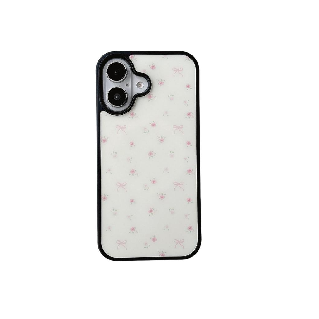 

ins small floral bow magnetic Apple phone case suitable for iPhone 17 Air 16 15 14 13 12 pro max plus iPhone 17