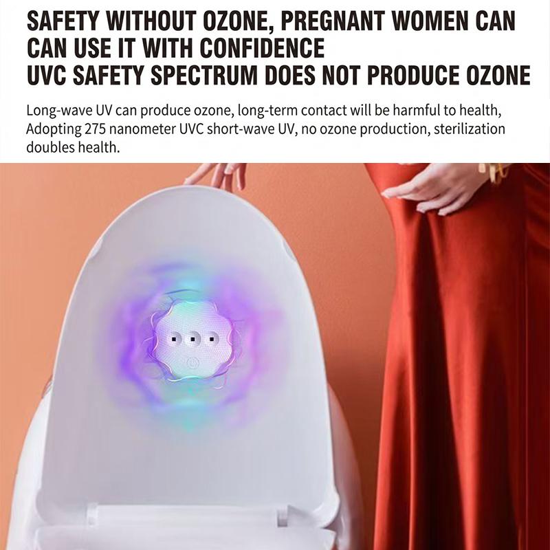 Smart Sensing Toilet UV Disinfector Auto Induction UV  Device Safe Low Power Consumption for Family Bathroom