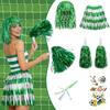Fringe Skirt Football Match Fan Set Football Theme Cheerleading Gear Set  Game Day Match Party