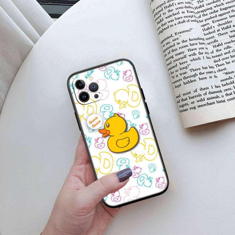 MH52 DUCK Cartoon Phone Shell Case for iPhone 7 8 11 12 13 14 15 16 17 16E XS Pro Max XR X SE Air