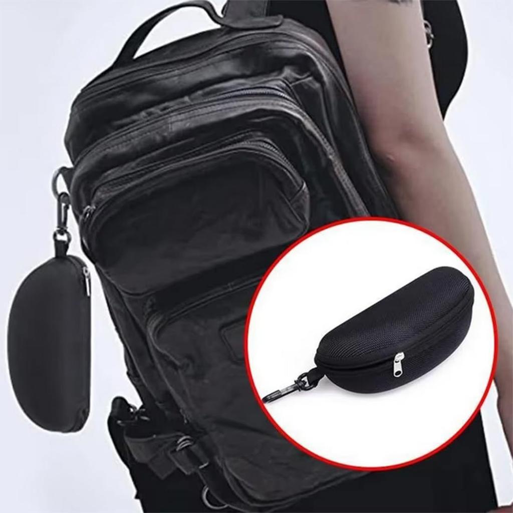 1Pc Sunglasses Sunglasses Men's Women's Storage Box Portable Anti-Stress Travel Zipper Eyeglasses Frame Glasses Case