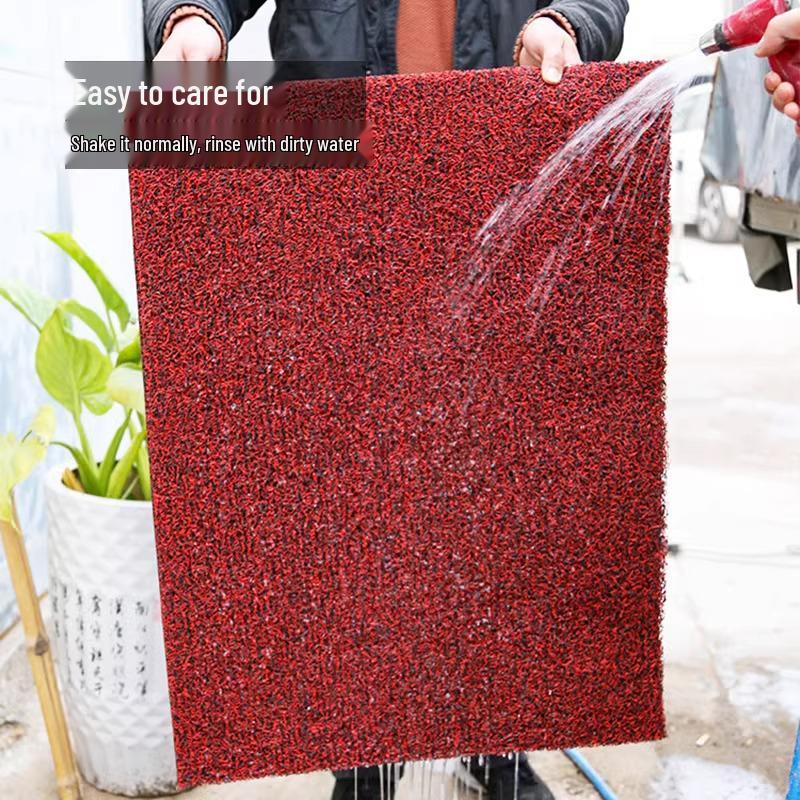 PVC Anti-Slip Waterproof Door Mat - Customizable Thick Entryway Rug