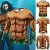 3d Printed Men's Gym Tights Sport Compression T-shirt With O-neck**