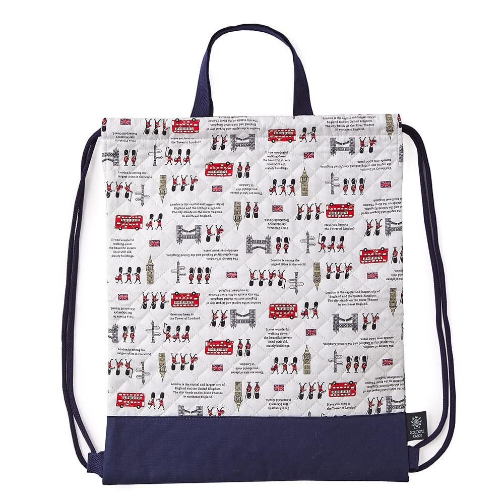 COLORFUL CANDY STYLE Knapsack for Boys School Stylish Quilted Design with London March N0456800 (Elementary Students), Handles, Design,