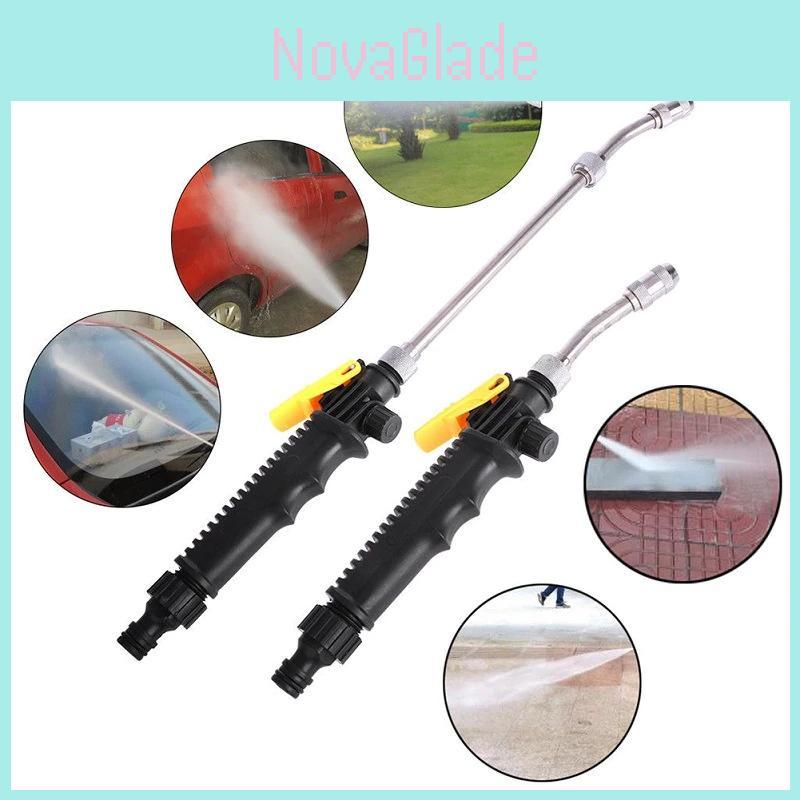 Multifunctional 48cm High Pressure Power Washer Water Spray Gun With Detachable Hose Nozzle For Home Use