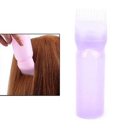 120Ml Hair Dye Bottle Applicator Comb Dispensing Salon Hair Coloring Dyeing