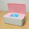 Dispenser with Lid Tissue Storage Box Case for Vanity, Countertops, Desk, Office, Dorm