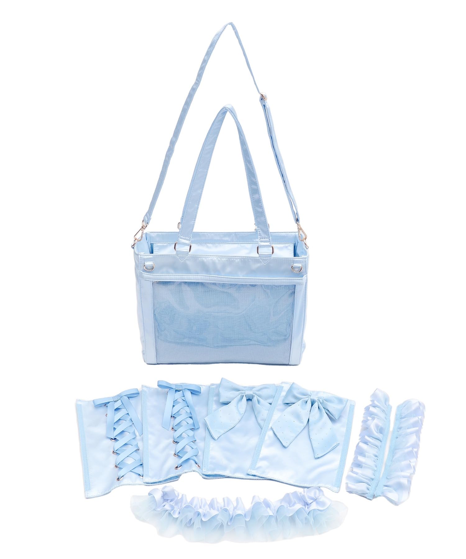 

WEGO Блестящая Супер Кастом Ита-Сумка (Маленький размер) - Женский, Размер F, Саксофон, Милый, Живой декор